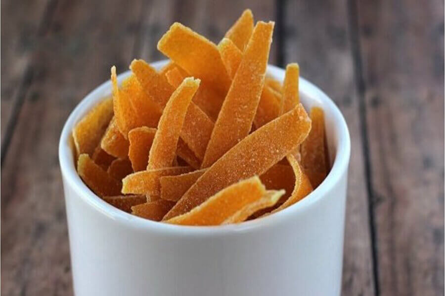 Cách chế biến vỏ cam thành mứt xí muội chua ngọt